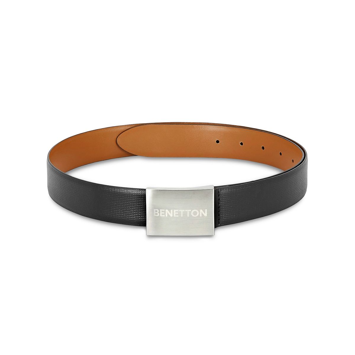 benetton leather belt