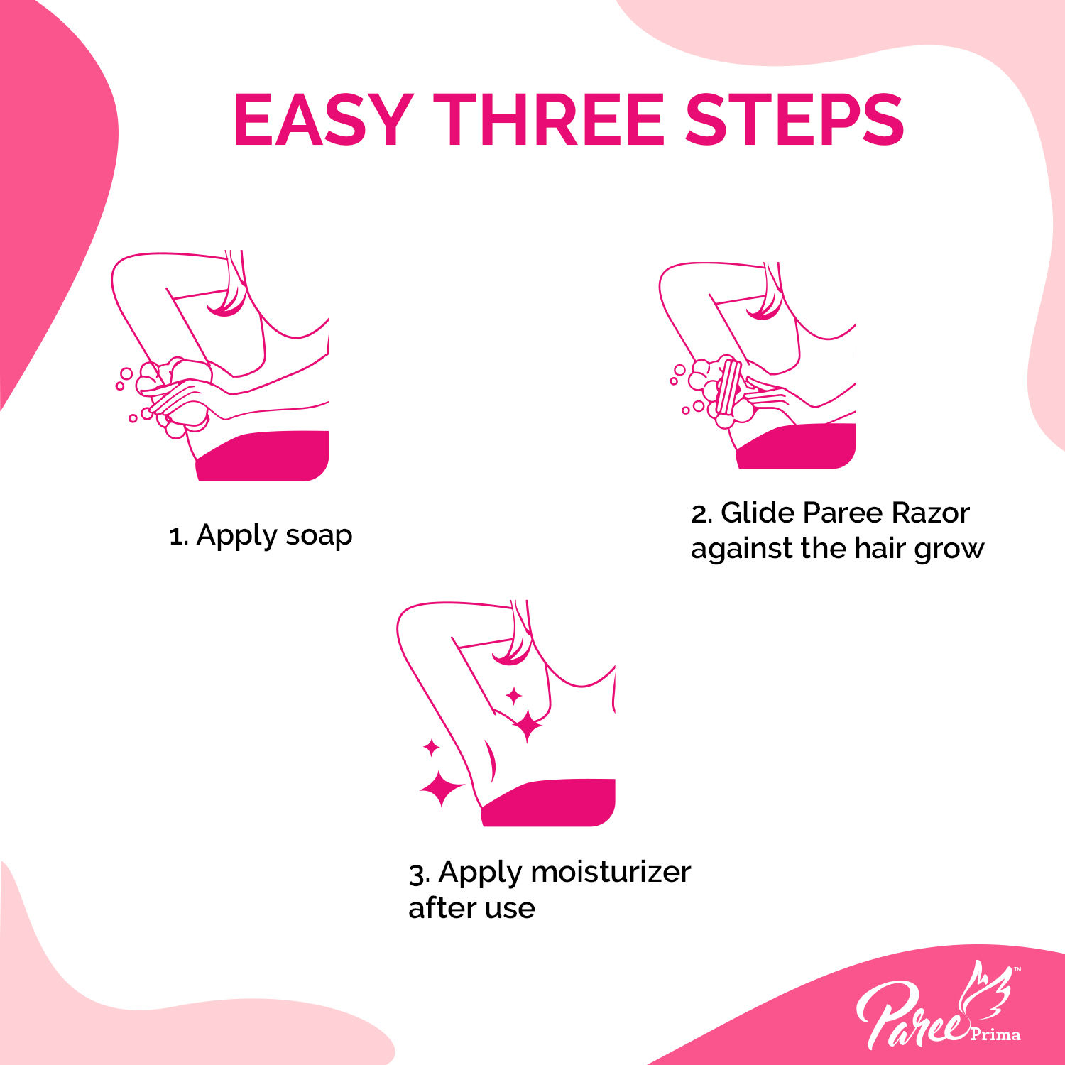 Paree Prima Full Body Razors for Women - Pack of 5: Buy Paree Prima ...