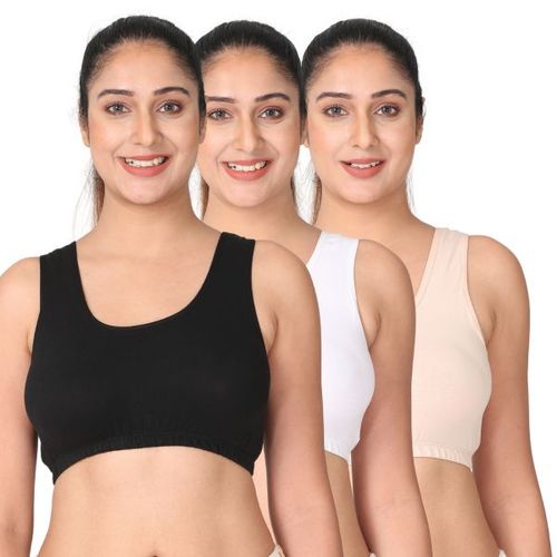 Buy Adira Pack Of 3 Sleep Bras - Multi-Color Online