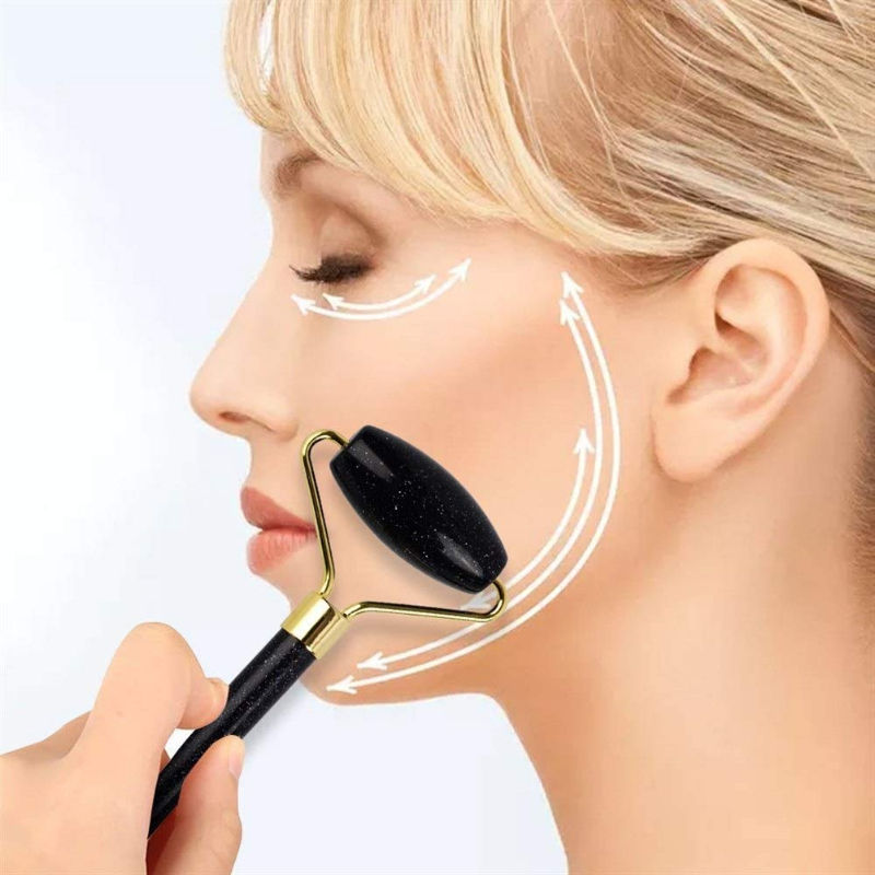 Buy Getmecraft Black Obsidian Face Roller And Mushroom Gua Sha Facial