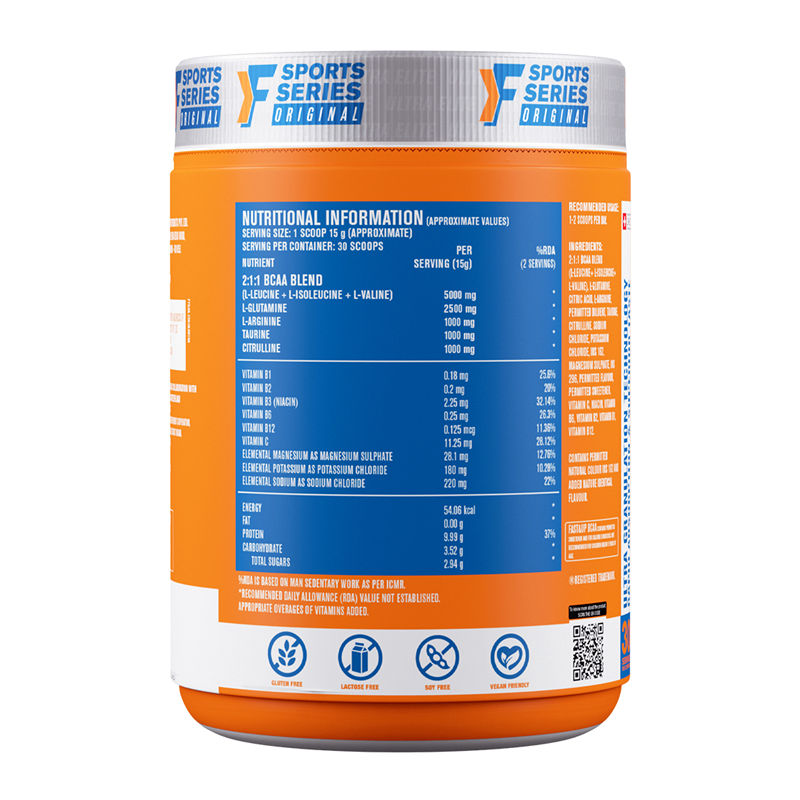 Fast&Up BCAA Supplement Intra training With Muscle Activation Complex