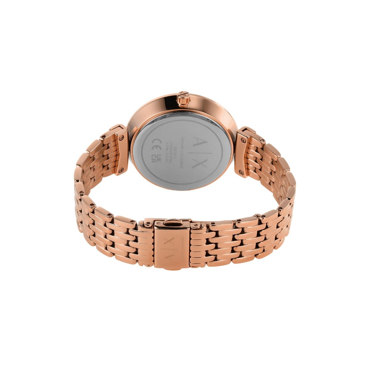 Buy ARMANI EXCHANGE Rose Gold Strap Watch Ax5915 Online