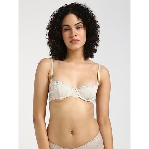 Buy Calvin Klein Underwear White Color Women Bra Online