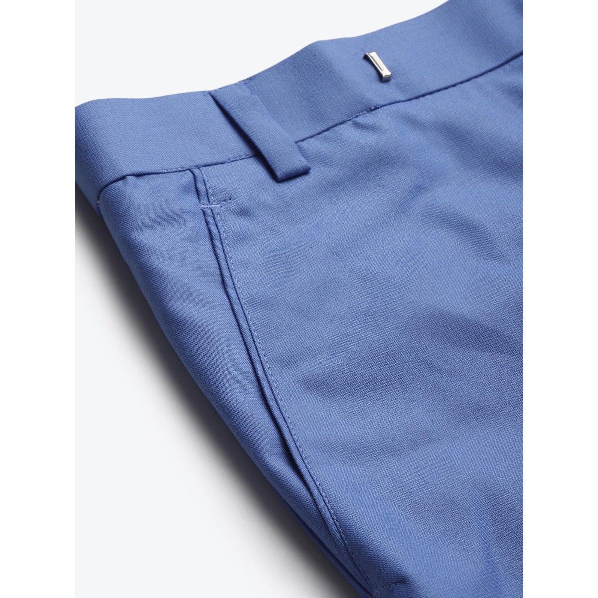 Blue navy Chino trousers in single-colour cotton - Buy Online | Terranova