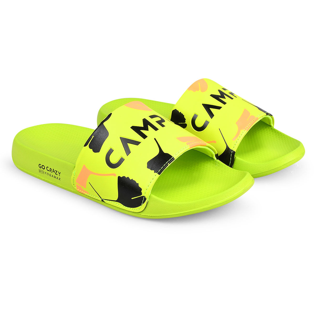 Buy Campus SL 433 Green Men Sliders Online