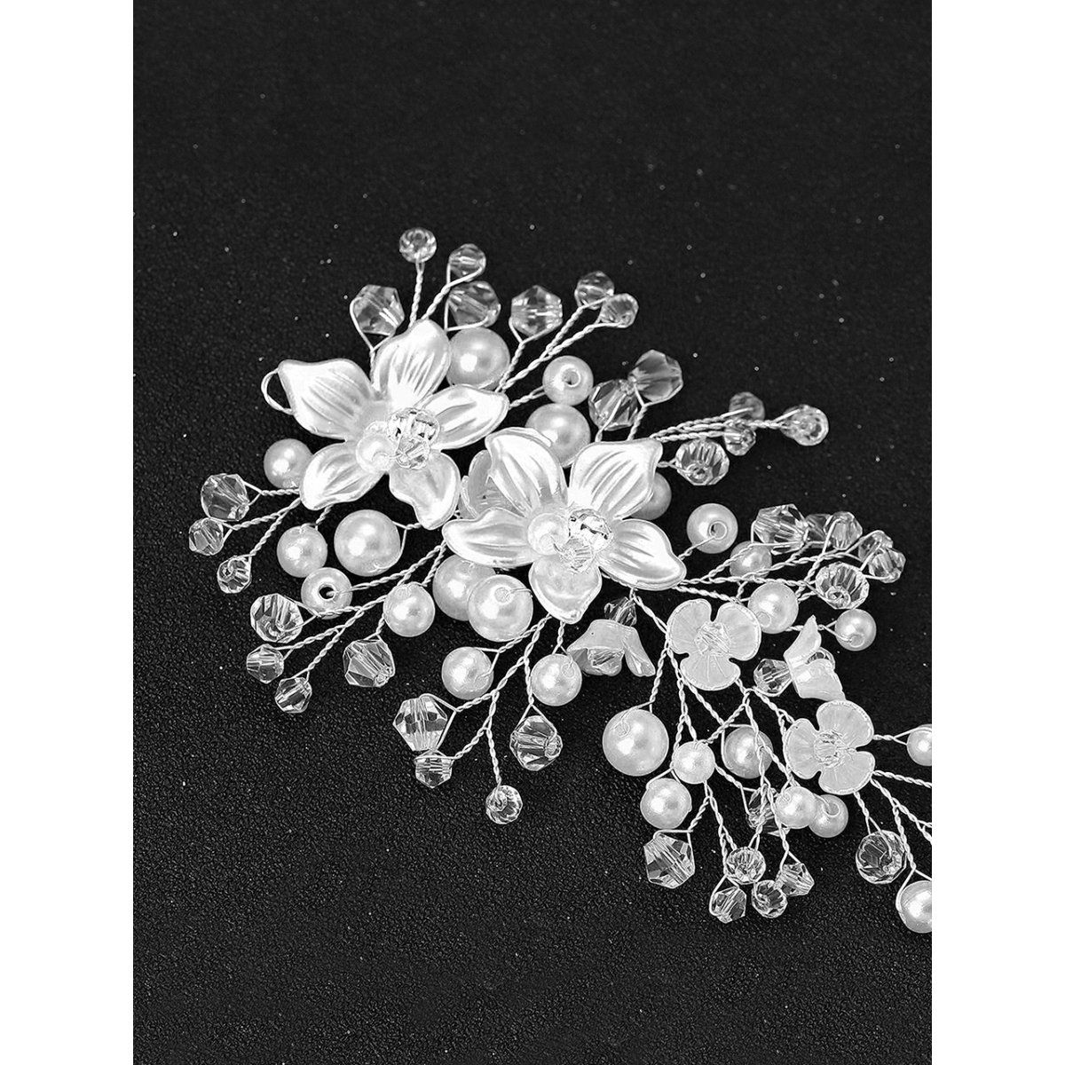 Buy Yellow Chimes White Beautifully Crafted Hand Made Pear Floral Hair Vines Online