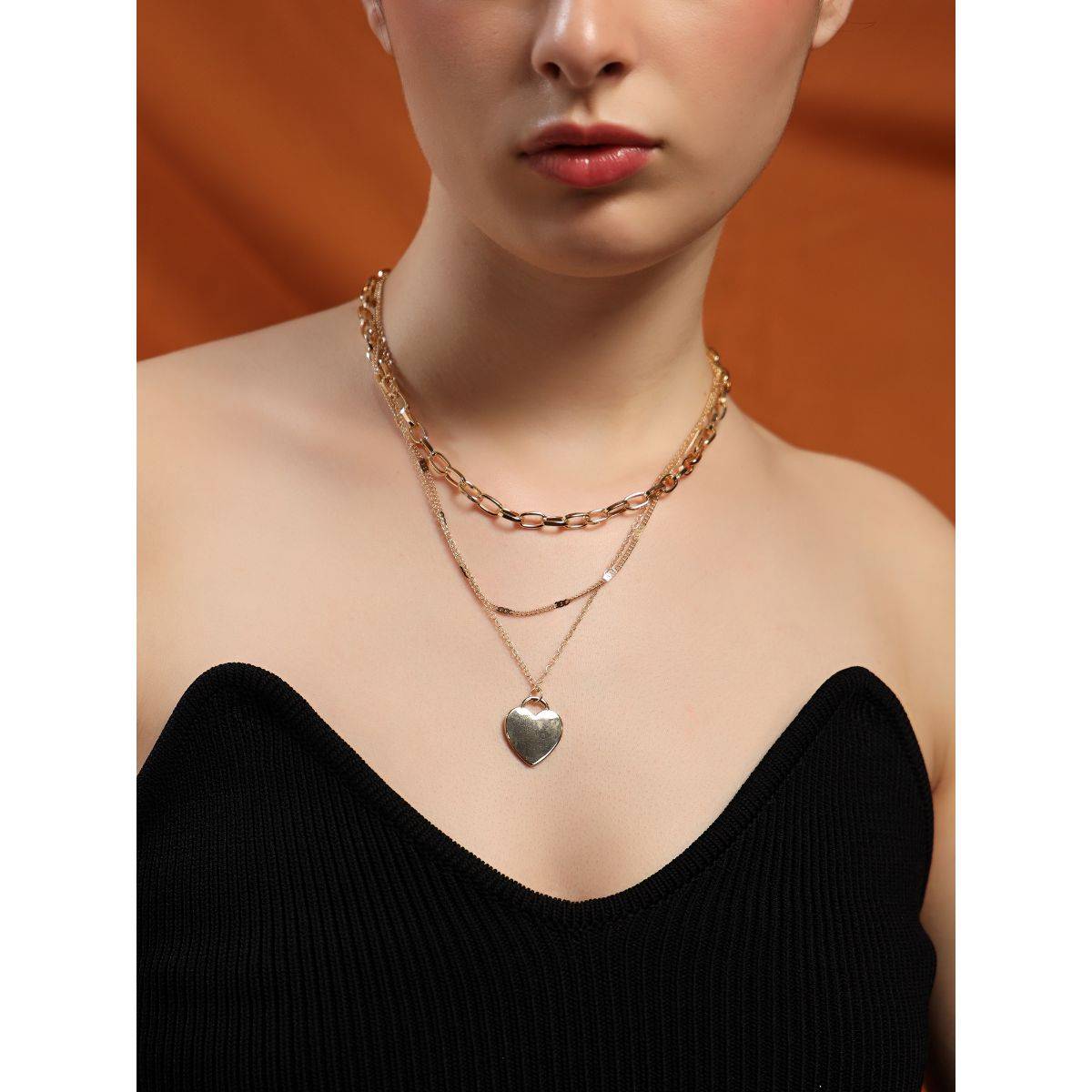 Kazo Gold Plated Statement Necklace