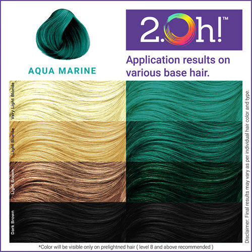 ! Semi Permanent Hair Color - Aqua Marine: Buy ! Semi Permanent Hair  Color - Aqua Marine Online at Best Price in India | Nykaa