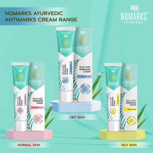 Bajaj Nomarks Ayurvedic Antimarks Cream For Dry Skin Helps Prevents Marks