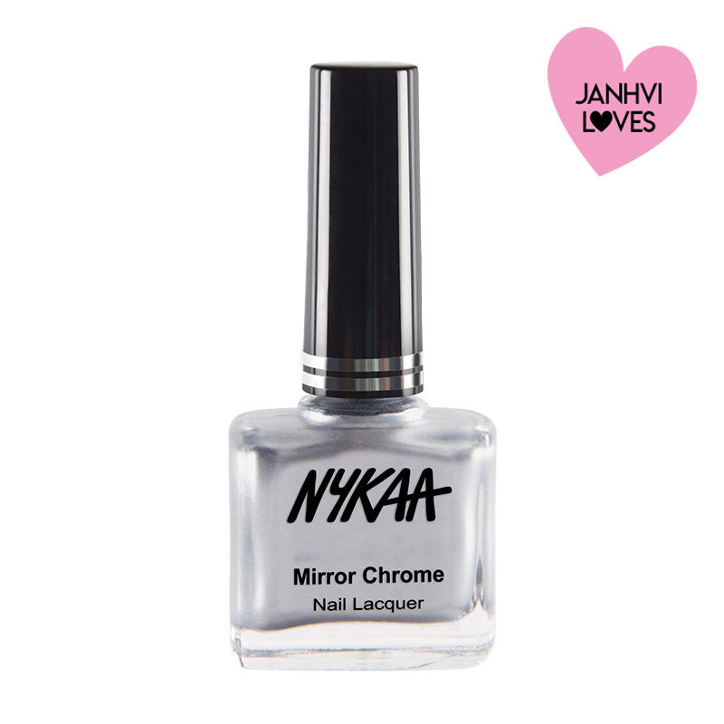 Nykaa Mirror Chrome Nail Lacquer - Molten Sterling 163