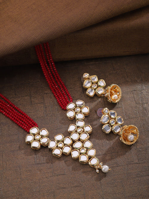 Priyaasi Red Gold Plated Kundan Studded Jadau Jewellery Set Buy Priyaasi Red Gold Plated Kundan Studded Jadau Jewellery Set Online At Best Price In India Nykaa Buy antique silver jewellery online from indian silversmith creating handcrafted silver jewelry at reasonable prices. priyaasi red gold plated kundan studded jadau jewellery set
