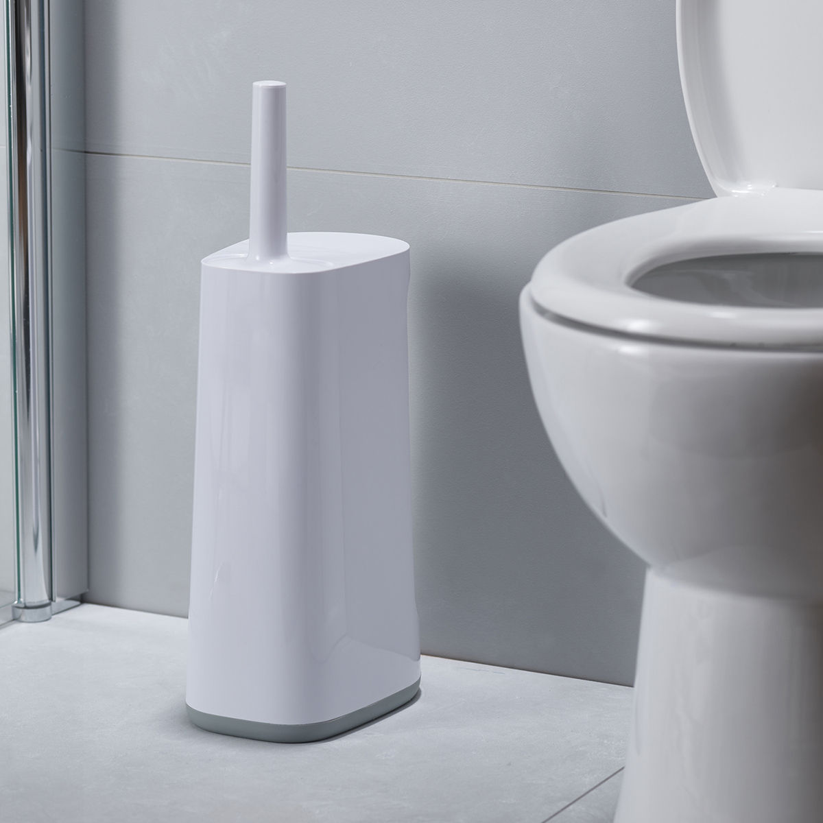 Joseph Joseph Flex Store Toilet Brush with ExtraLarge Caddy Grey