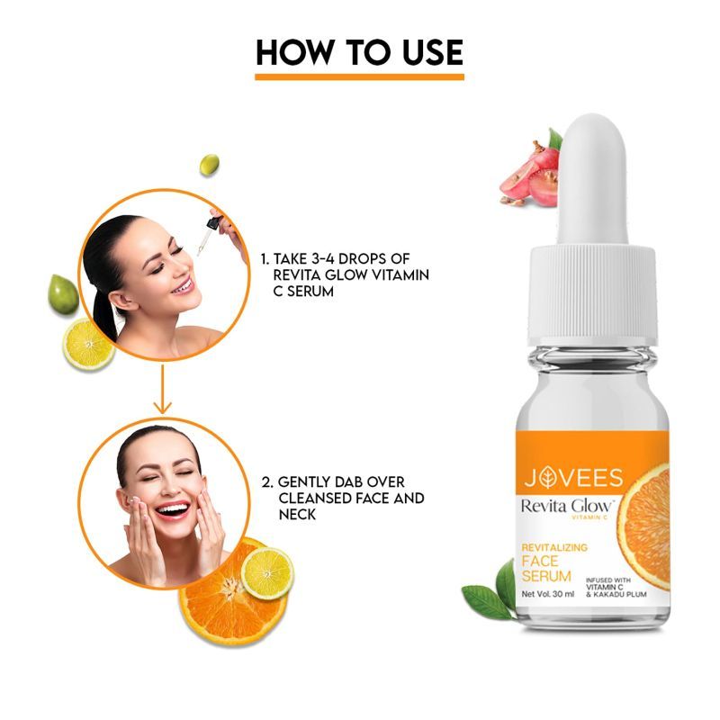 Buy Jovees Herbal Vitamin C Face Serum Infused with Kakadu Plum Online