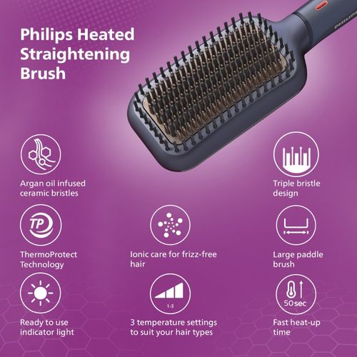 Philips Hair Straightener Philips Heating Straightening Brush Buy