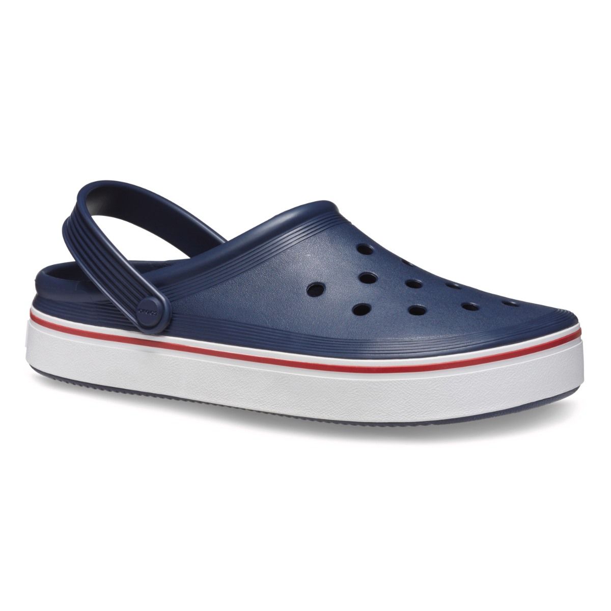 Crocs Off Court Unisex Navy Blue Clogs (US 11)