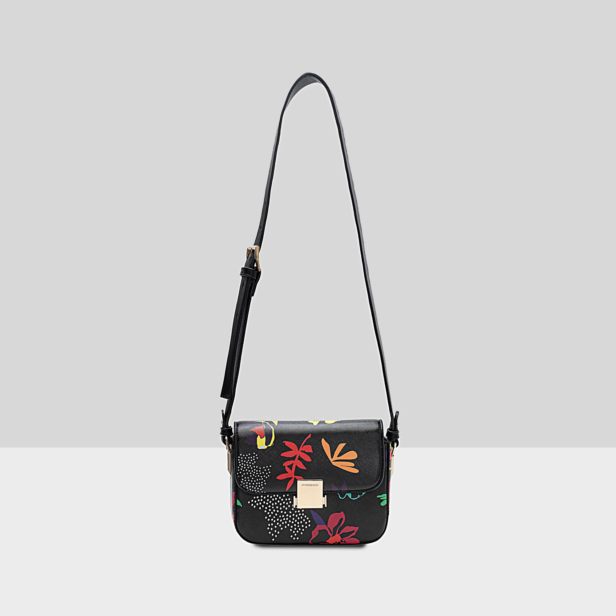 MIRAGGIO Savannah Women's Floral Design Crossbody Bag: Buy MIRAGGIO ...