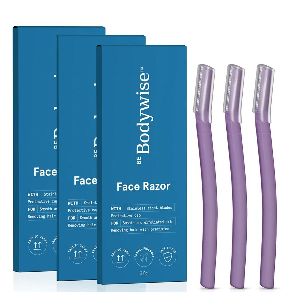 Be Bodywise Reusable Face Razor For Women For Facial Hair, Eyebrow