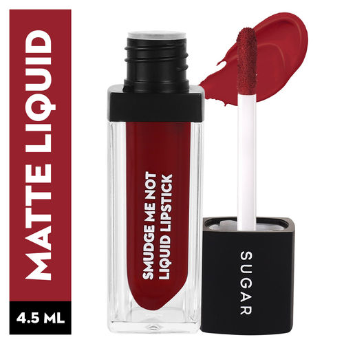 Sugar Smudge Me Not Liquid Lipstick 52 Modern Auburn Flamenco Red Deep Red With Blue Undertone Buy Sugar Smudge Me Not Liquid Lipstick 52 Modern Auburn Flamenco Red