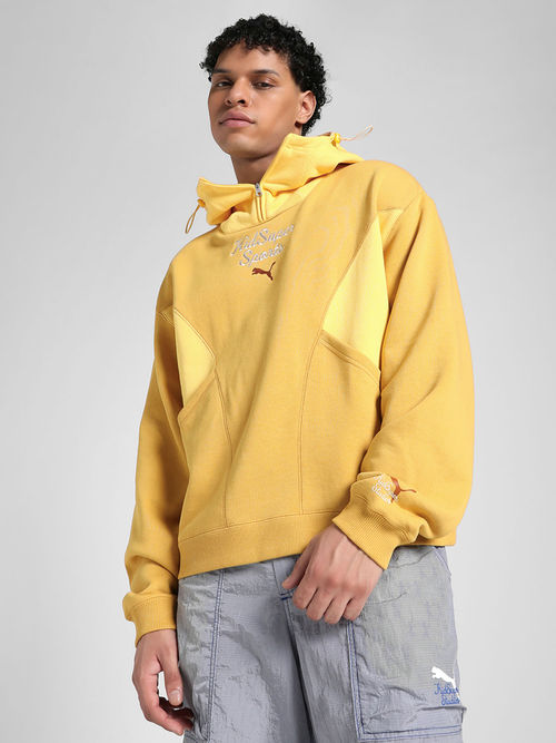 Puma x KIDSUPER Progressive Men Yellow Oversized Hoodie