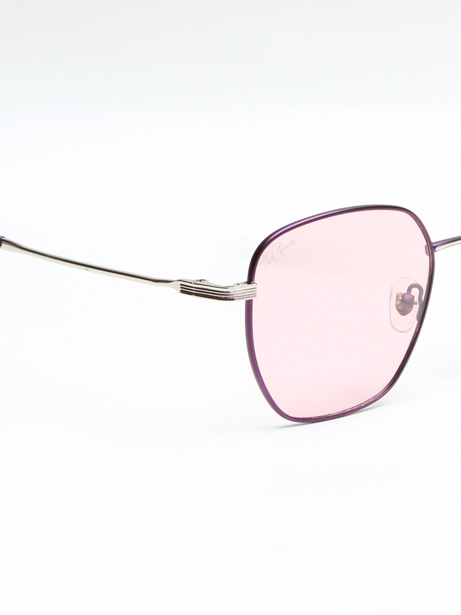 Buy TED SMITH Unisex Pink Lens & Purple Sunglasses-SUN-LINUS_C3 Online