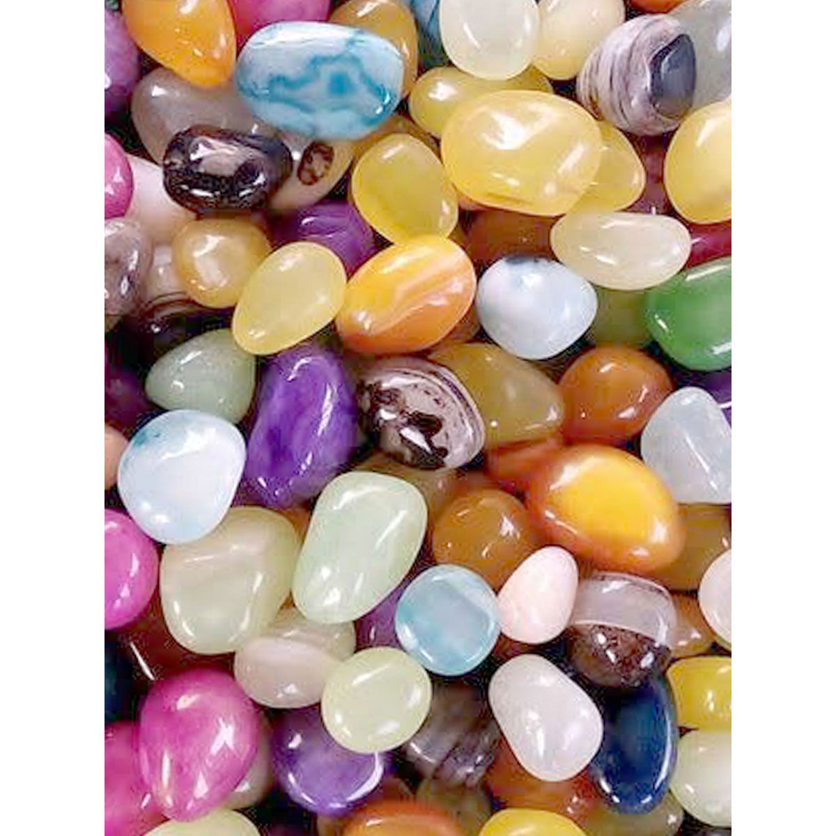 Buy Itsy Bitsy Onyx Pebble (Polished) Assorted Colours 500 Grm Online