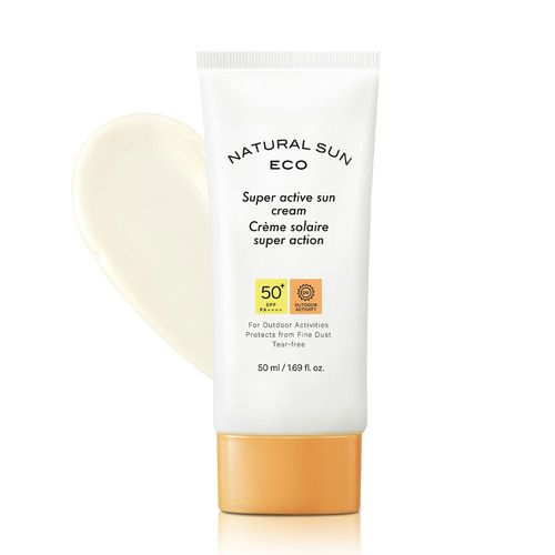 Buy The Face Shop Naturalsun Eco Super Active Sun Cream SPF 50+, Sun  Protection For Outdoor Sports Online