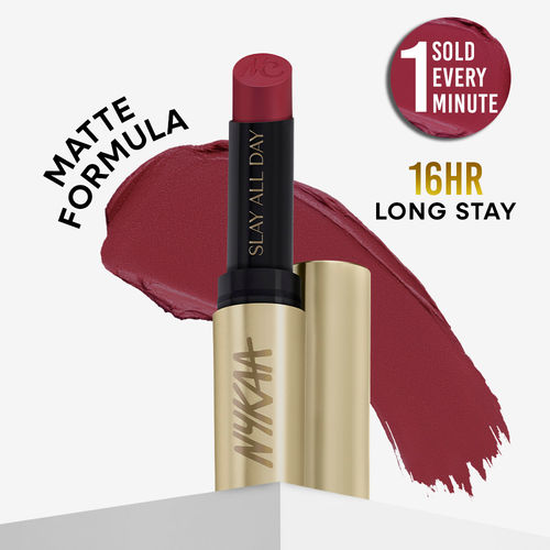 Nykaa Matte to Last No Transfer Long Lasting Lipstick - Wicked Wine