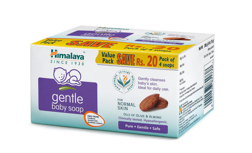 Buy Himalaya Baby Care Gentle Baby Soap Pack Of 4 Save Rs 20 At Nykaa Com