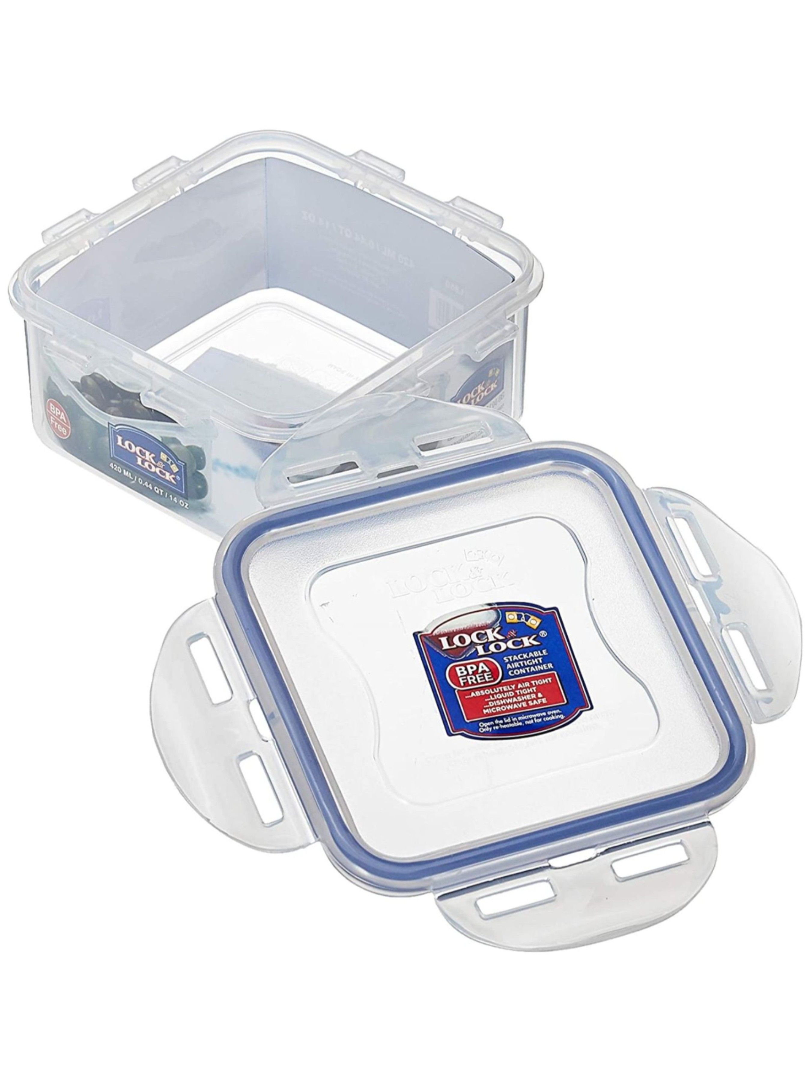 Lock & Lock Bpa Free Classic Square Container With Leak Proof Locking