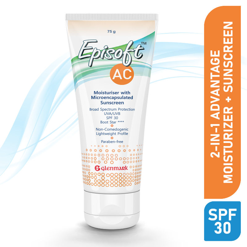 Episoft AC Moisturiser SPF 30 With Microencapsulated Sunscreen: Buy ...