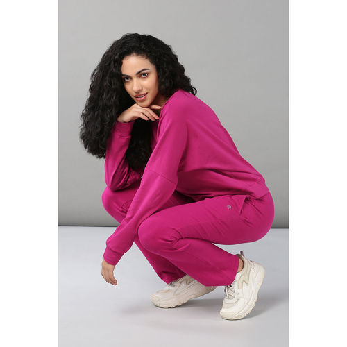 Tuna London Womens Dark Pink Tracksuit (Set of 2) (S)