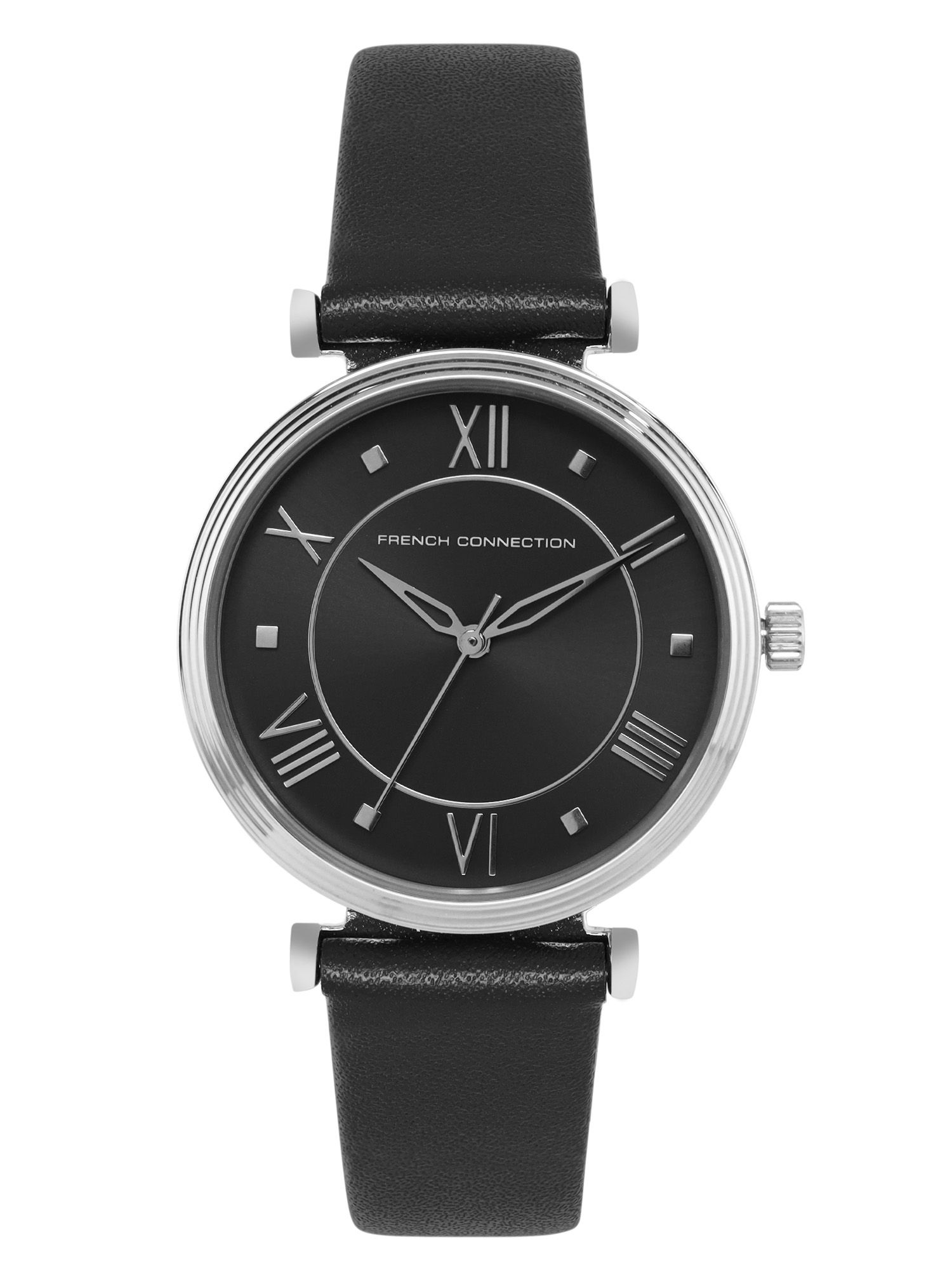 French Connection Black Analog Round Dial Mirage Watch For Women FCP32SL