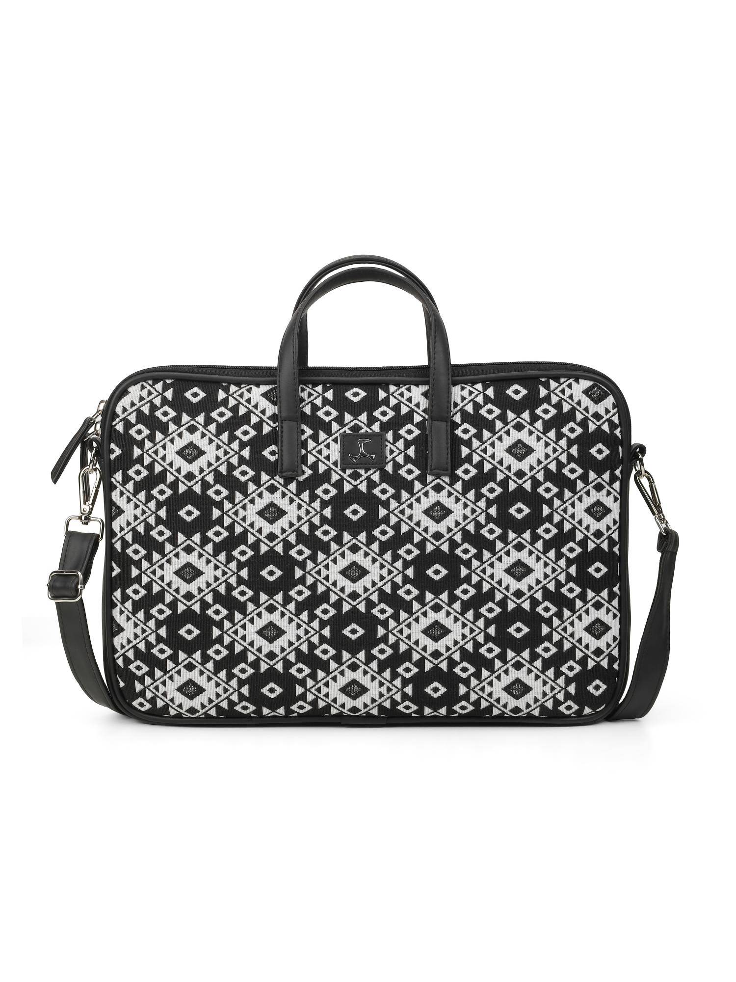 Mochi Women Black Casual Laptop Bag