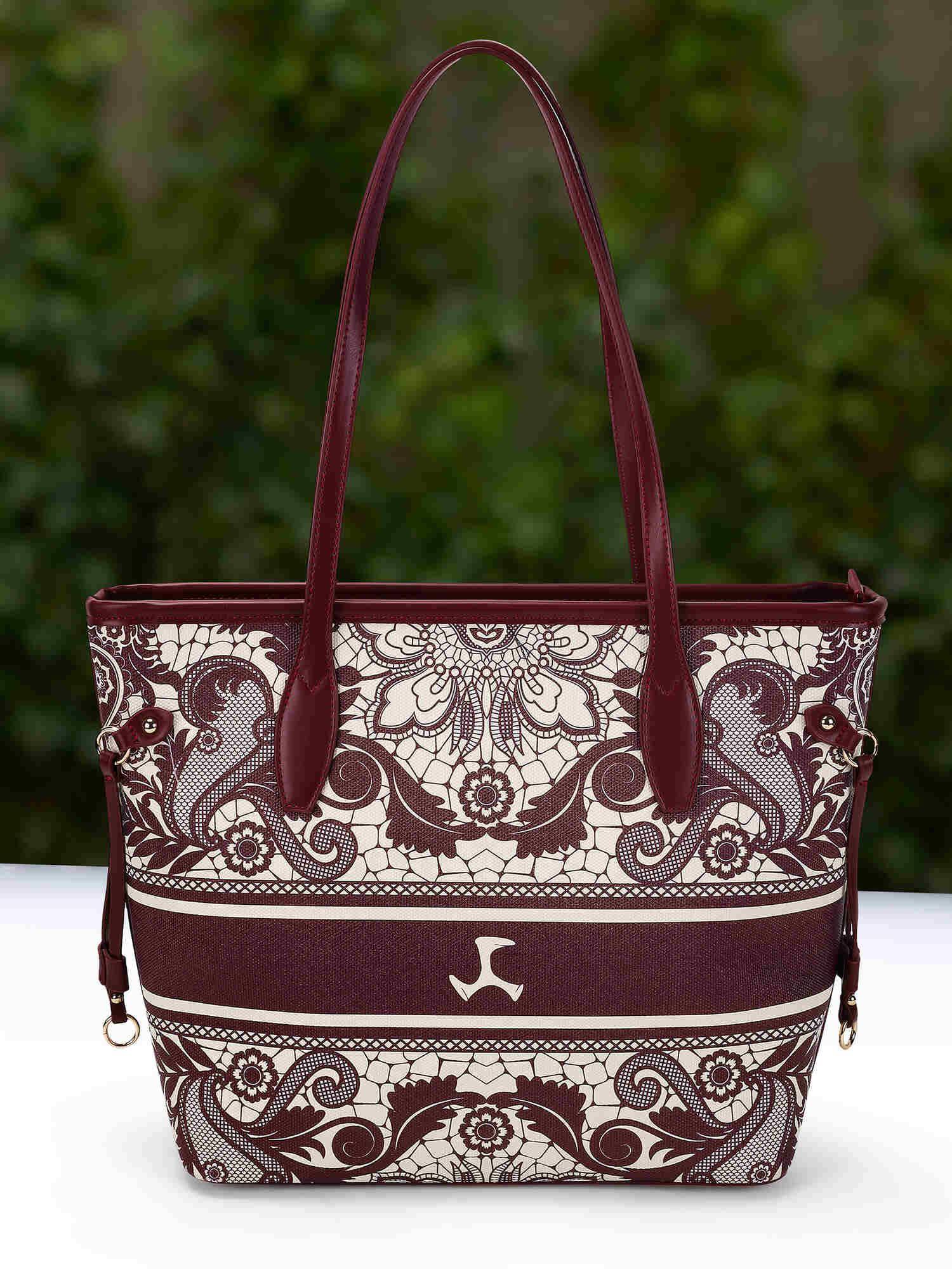 Mochi Women Maroon Casual Handbag