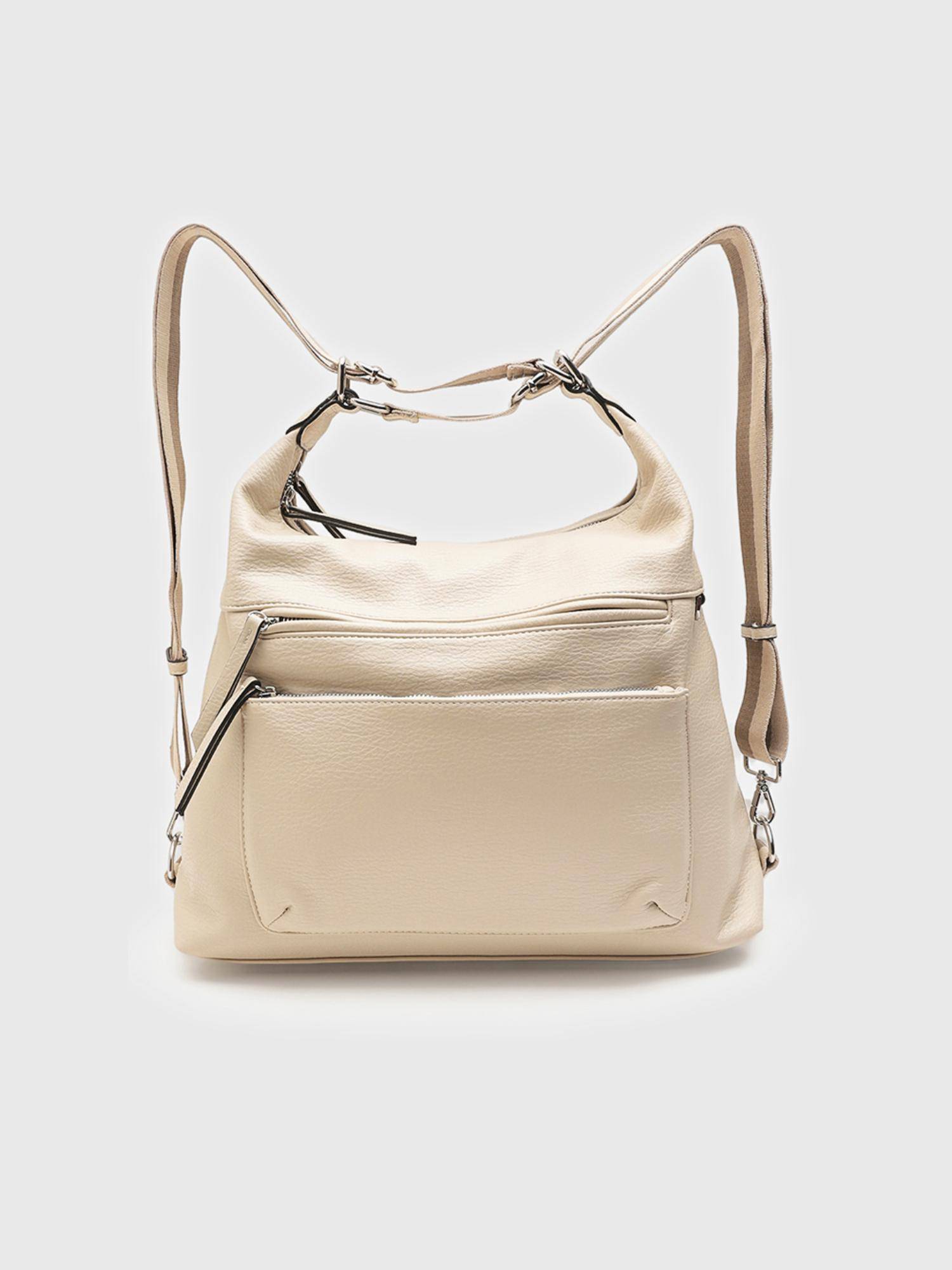 CARPISA ITALIA Women Boston Cream Shoulder Bag (L)