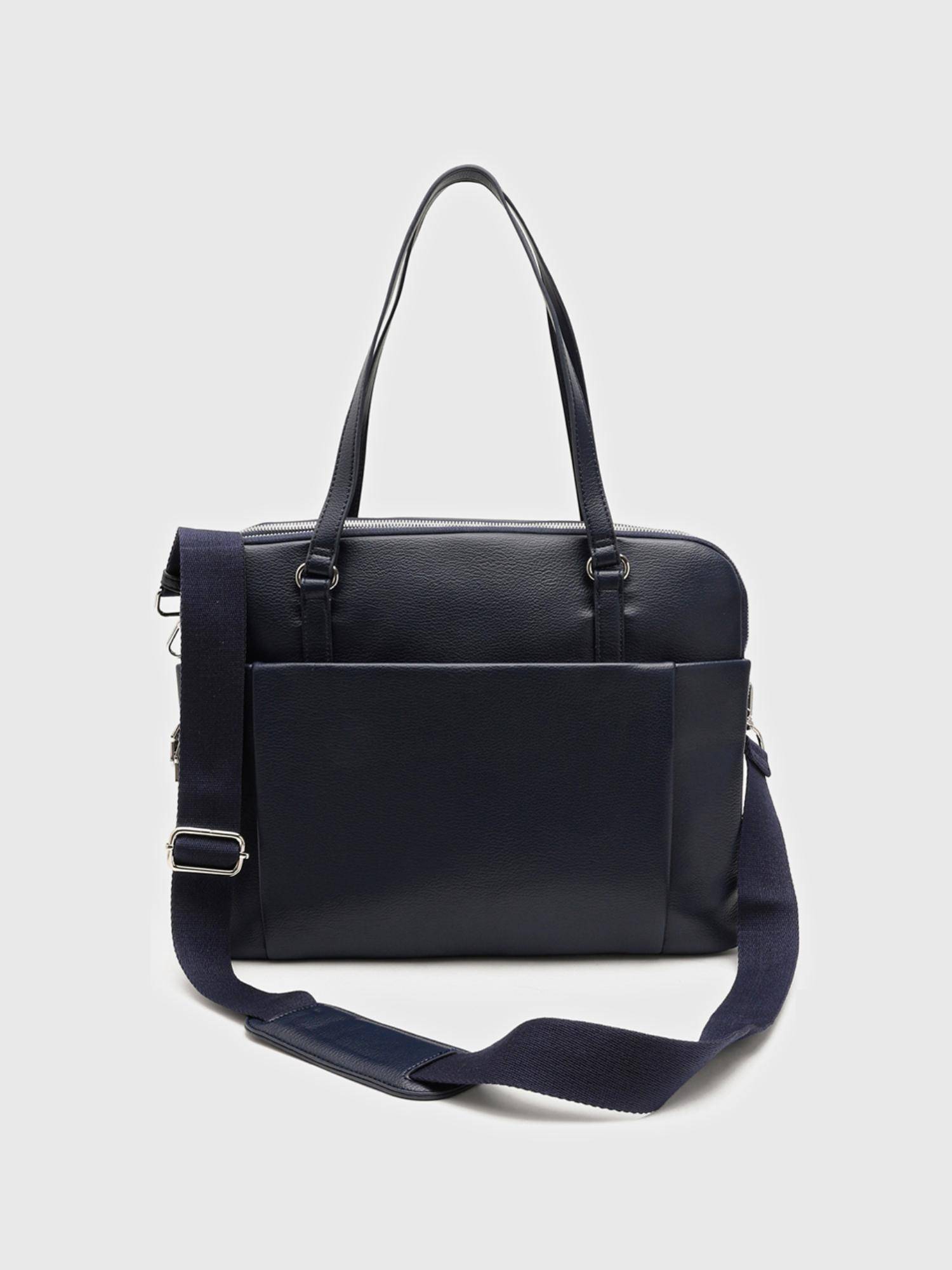 CARPISA ITALIA Jhacaranda V2 Women Messenger Bag with Detachable Strap - Blue (L)