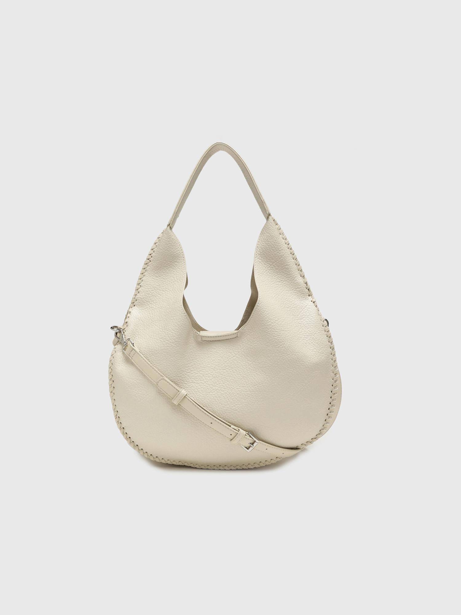 CARPISA ITALIA Malala Women Handbag With Detachable Strap - Off White (L)