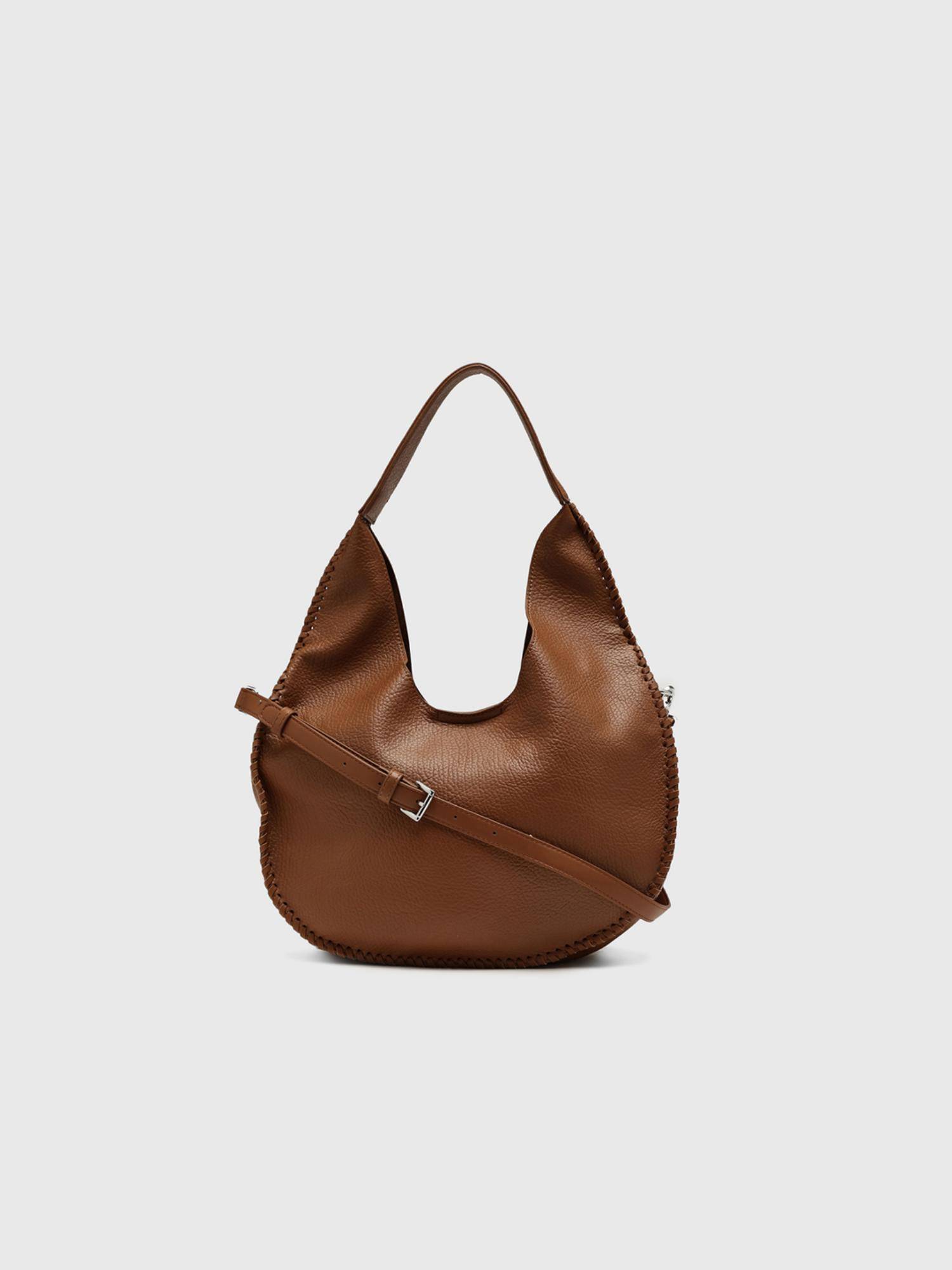 CARPISA ITALIA Malala Women Handbag With Detachable Strap - Tan (L)