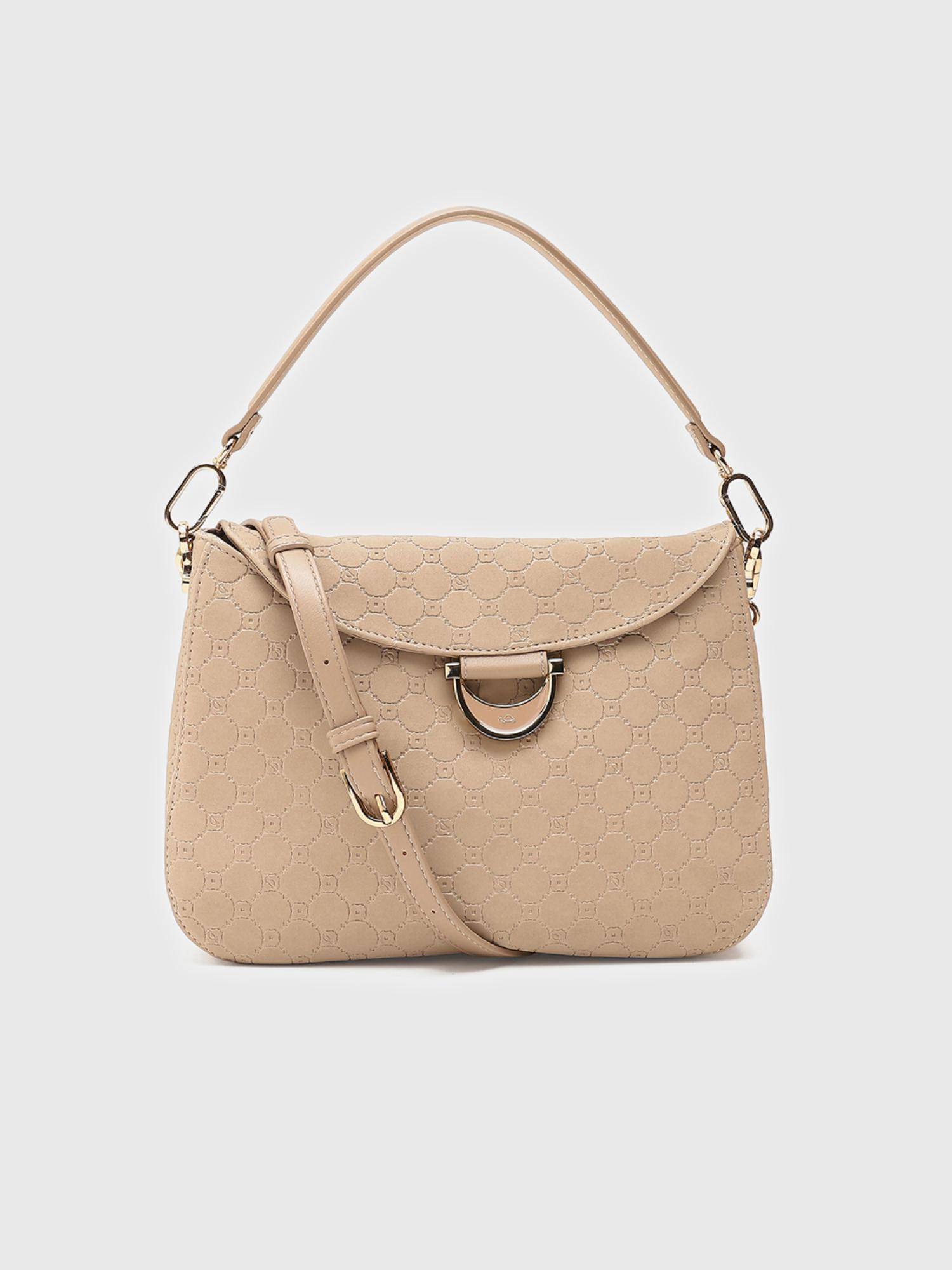 CARPISA ITALIA Aeterna Women Handbag With Detachable Strap - Brown (M)