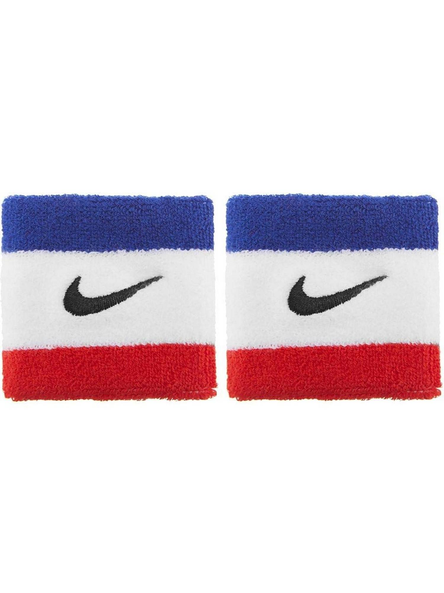 Nike Unisex Multi-Color Swoosh Wristbands (Pack Of 2)