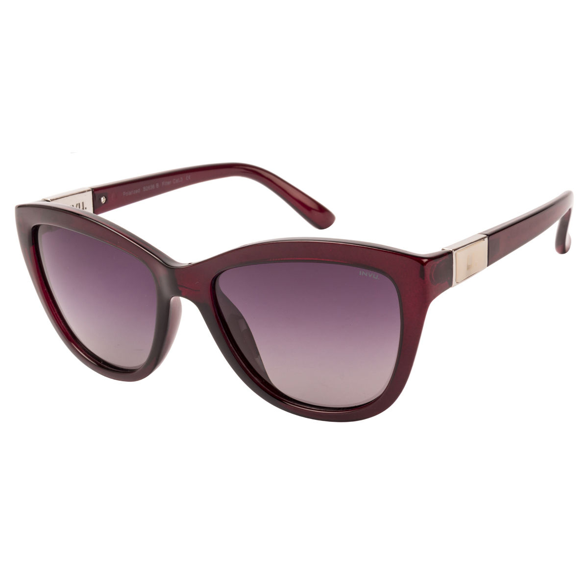 Buy Invu Sunglasses Round With Smoke Lens For Men Online