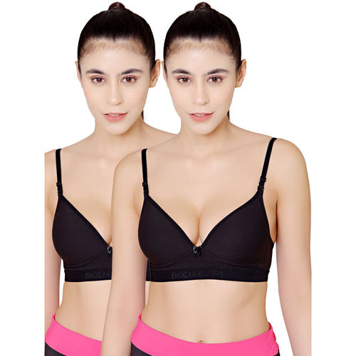 Buy Bodycare Seamless Wire Free Padded Sports Bra-Pack Of 2 - Multi-Color  Online