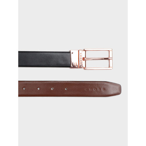Buy Cross Men's Genuine Leather Belt with Buckle - Black/Brown