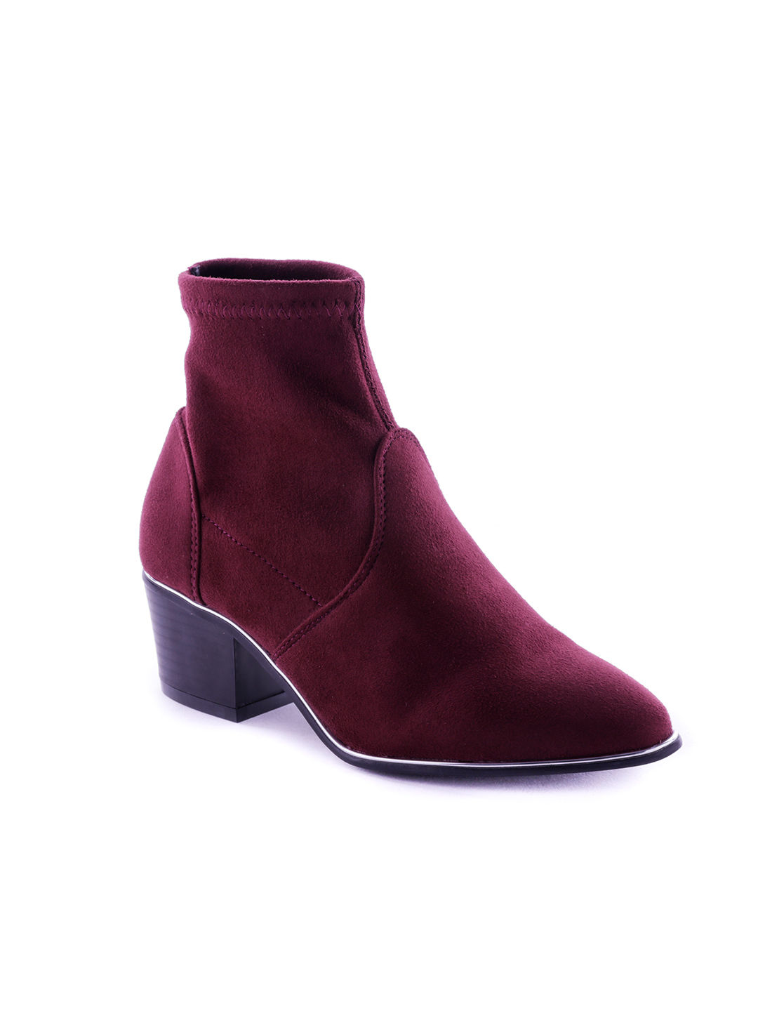 wine ankle boots womens