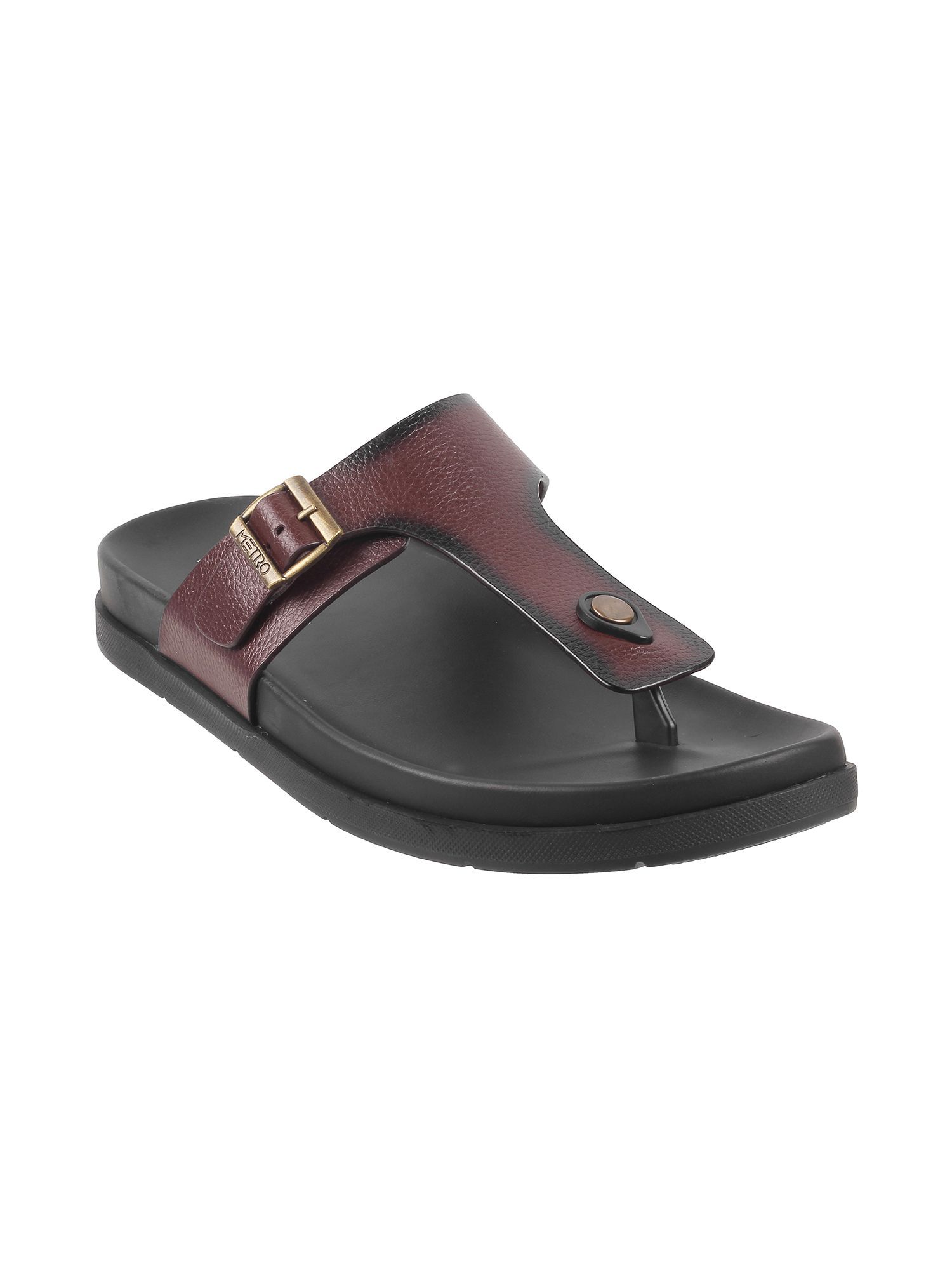 Buy Black Sandals for Men by Metro Online | Ajio.com-sgquangbinhtourist.com.vn