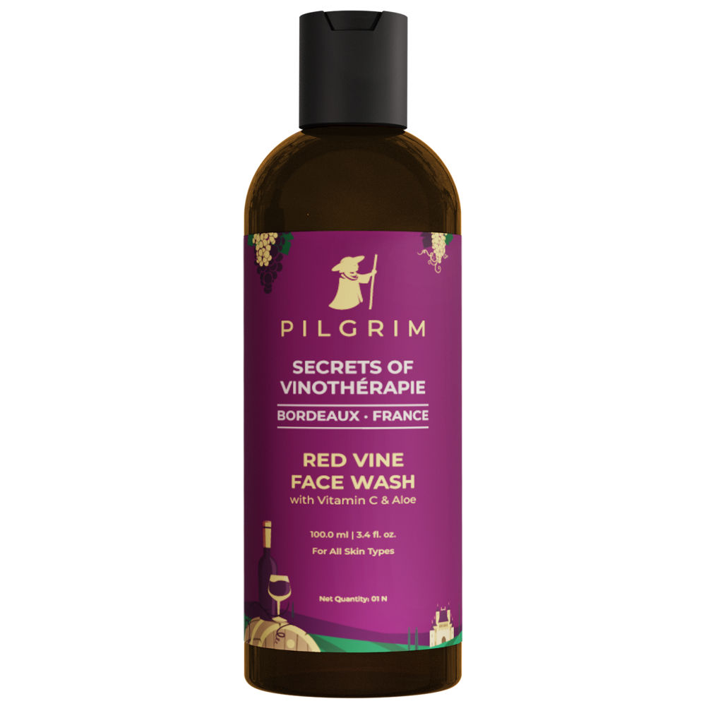 Pilgrim Red Vine Face Wash with Vitamin C & Aloe