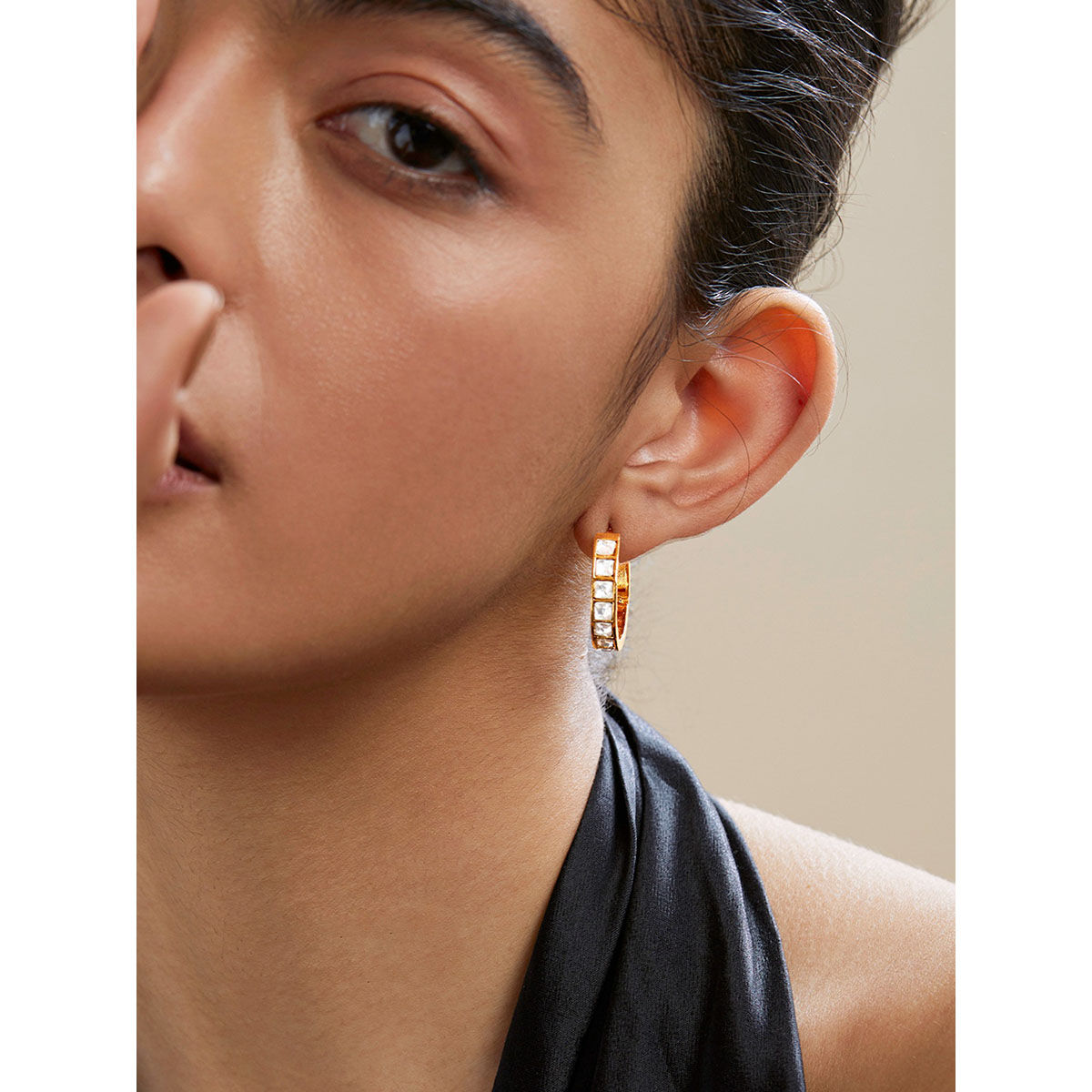 Buy Lace of Flowers Hoop Earrings Online in India  Zariin