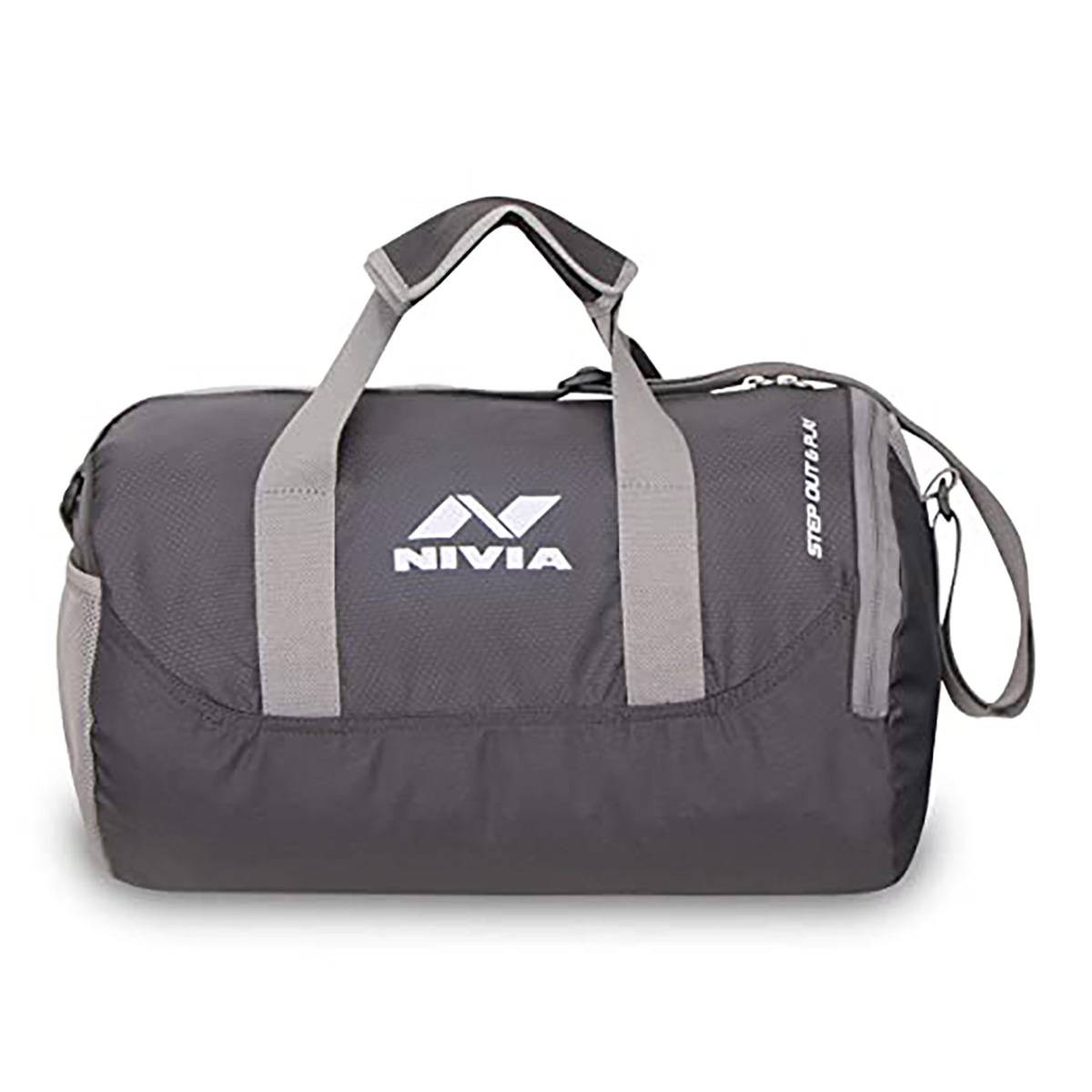 Nivia Beast Gym Bag - 4 - Charcoal - Grey