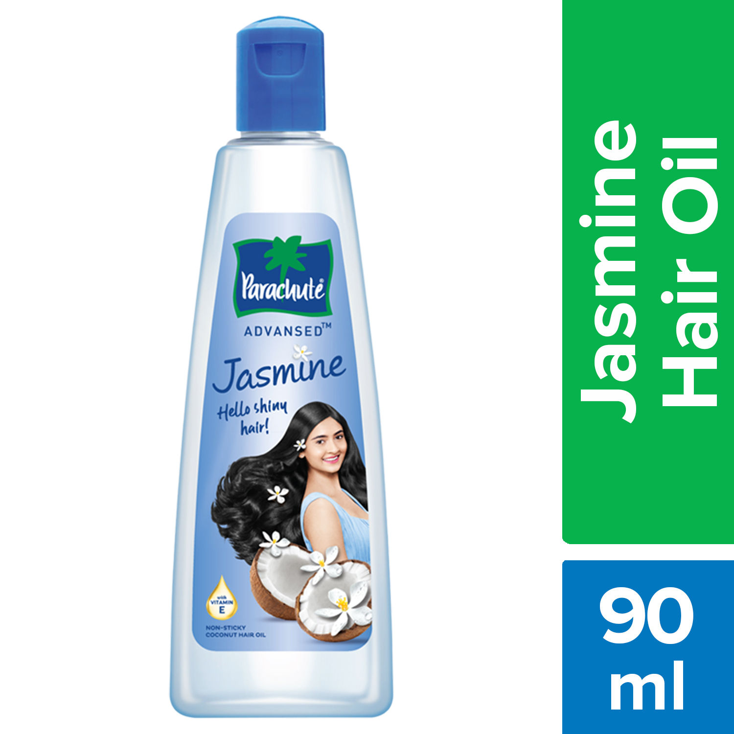 Buy Parachute Advansed Jasmine Coconut Hair Oil with Vitamin E for Healthy  Shiny Hair Nonsticky 400ml  90ml Online at Low Prices in India   Amazonin