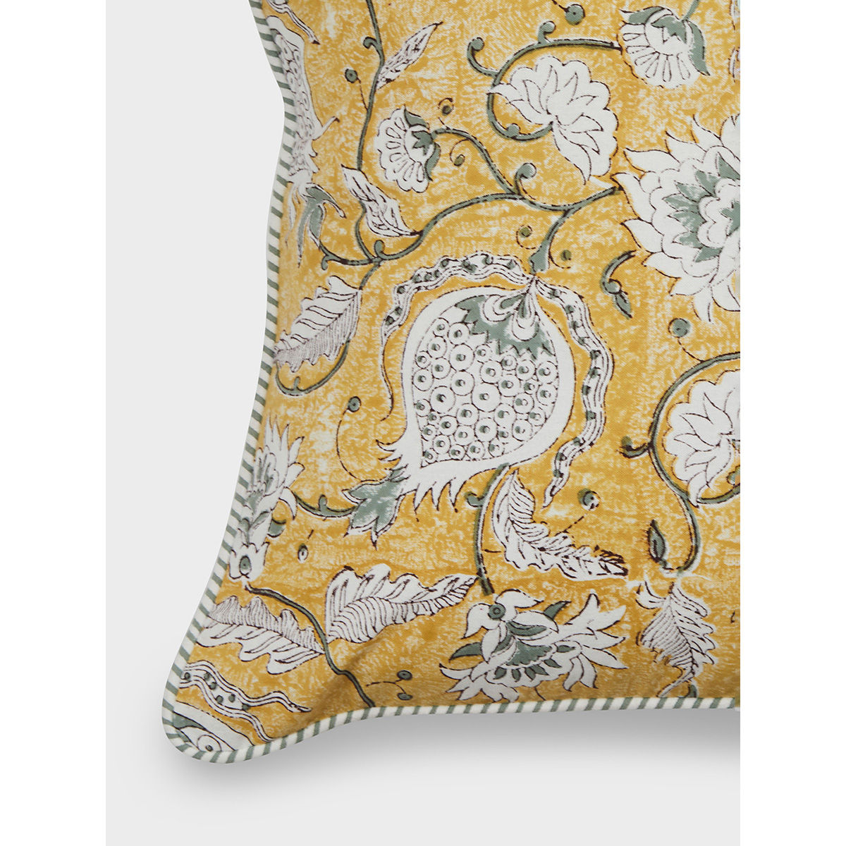 Fabindia Ihania Cotton Block Print Cushion Cover Buy Fabindia Ihania